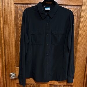 Columbia Omni-Shade Black Long Sleeve Shirt